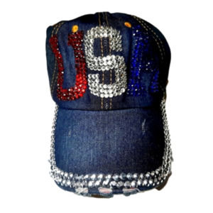 Womens hat very shiny with bling!!